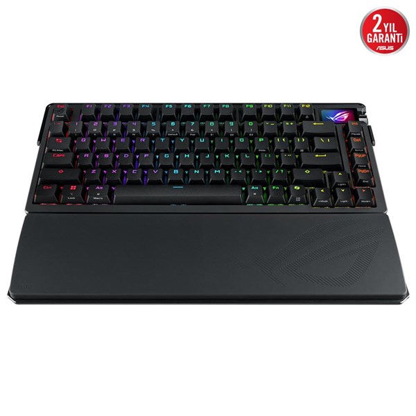 resimler/genel/ASUS ROG AZOTH EXTREME NX SNOW KABLOSUZ ALÜMİNYUM KARBON FİBER ŞASE RGB GAMING KLAVYE