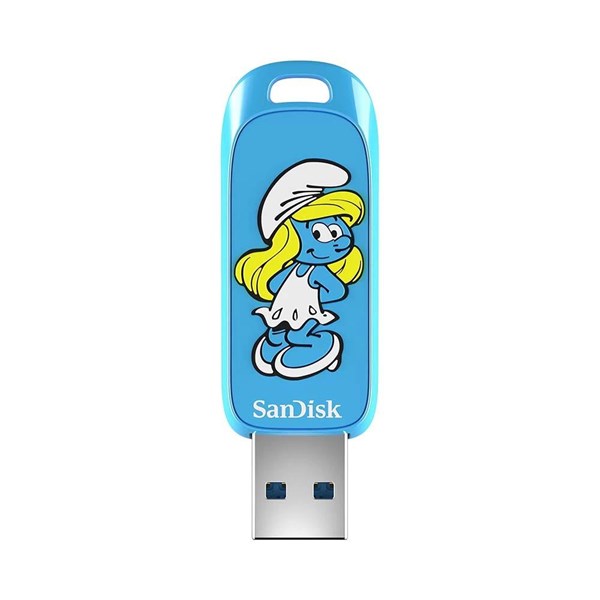 resimler/genel/SANDISK 256GB SMURF SDCZIS-256G-G46 USB 3.2 BELLEK