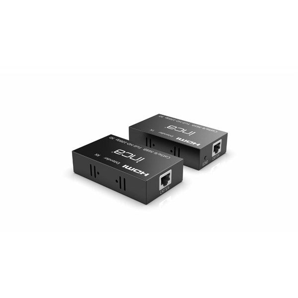 resimler/genel/INCA 1port IEX-60 1port HDMI (giriş) 1port Ethernet (Cat6) HDMI Repeater 60metre mesafeye kadar