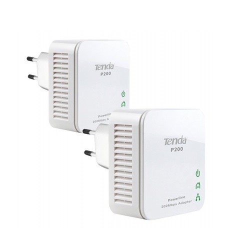 resimler/genel/TENDA P200KIT 200mbps AV200 EV Ofis Tipi PowerLine Ağ Adaptörü 2-li paket
