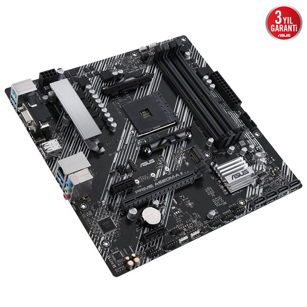 resimler/genel/ASUS PRIME A520M-A II/CSM DDR4 HDMI DP PCIe 16X v4.0 AM4 mATX Kurumsal Anakart