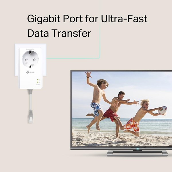 resimler/genel/TP-LINK TL-PA7017P KIT AV1000 Gigabit Passthrough Powerline Başlangıç Kiti