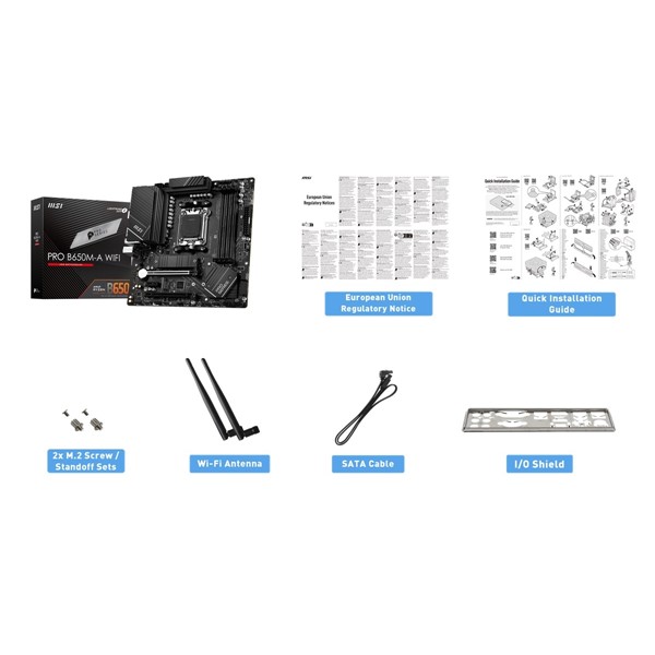 resimler/genel/MSI PRO B650M-A WIFI-6E DDR5 HDMI-DP PCIE 4.0 AM5 mATX