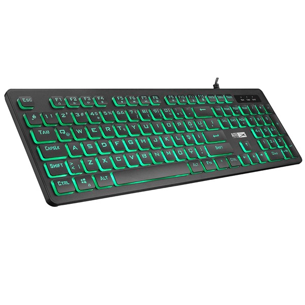 resimler/genel/Altec Lansing ALGC8264 Siyah 3 Renkli 6400DPI Mouse Multimedya Fonksiyonlu Gaming Klavye Mouse Set