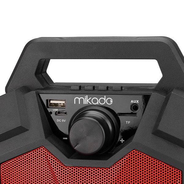 resimler/genel/Mikado MD-3BT X-Life 3W 1000mA 3.7V Siyah USB/SD Cart/Bluetooth Taşınabilir Speaker Hoparlör