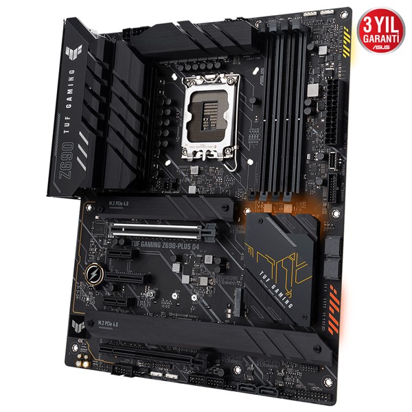 resimler/genel/ASUS TUF Z690-PLUS GAMING D4 DDR4 M2 PCIe NVME HDMI DP PCIe 16X v5.0 1700p ATX