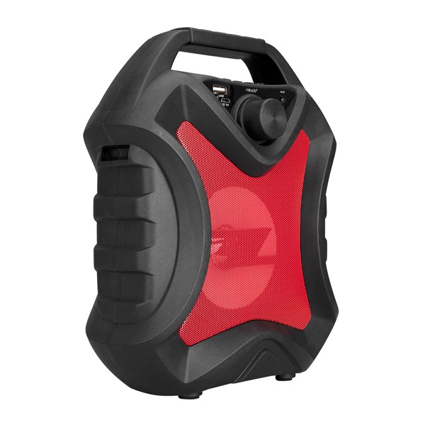 resimler/genel/Mikado MD-5BT X-Life 5W 1200mAh Siyah/Kırmızı USB/SD Cart/Bluetooth Kablosuz MP3 Oynatıcı Hoparlör