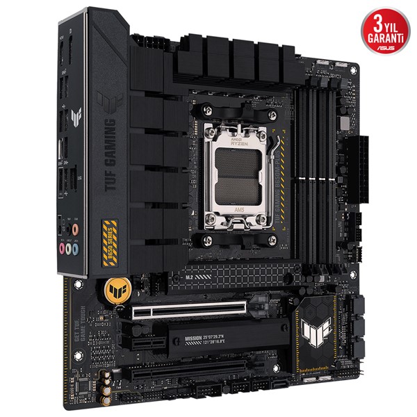 resimler/genel/ASUS TUF GAMING B650M-PLUS DDR5 M2 PCIe NVME HDMI DP PCIe 16X v5.0 AM5 mATX