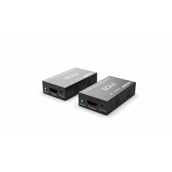 resimler/genel/INCA 1port IEX-60 1port HDMI (giriş) 1port Ethernet (Cat6) HDMI Repeater 60metre mesafeye kadar
