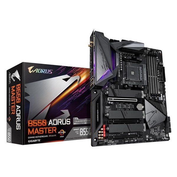 resimler/genel/GIGABYTE B550 AORUS MASTER DDR4 HDMI DP PCIe 16X v4.0 AM4 ATX