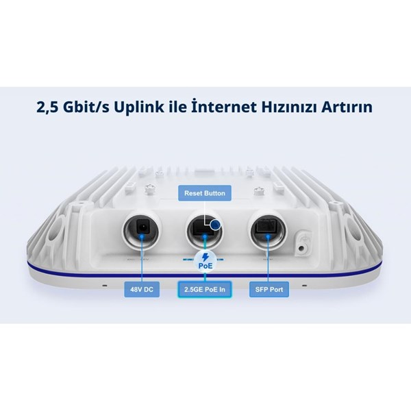 RUIJIE REYEE RG-RAP6260(H) AX6000 GIGABIT 300METRE  HARİCİ ACCESS POINT