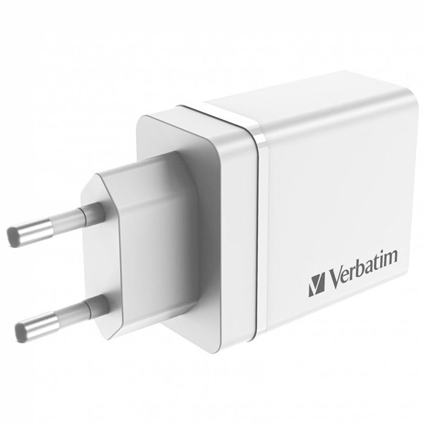resimler/genel/VERBATIM CHR-30EU2 30W 4 Bağlantı Noktalı USB Duvar Şarj Cihazı - Beyaz