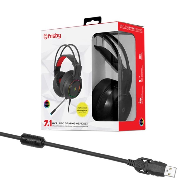 resimler/genel/FRISBY FHP-G1520B 7.1 Surround USB Led Aydınlatma Siyah Gaming Mikrofonlu Kulaklık