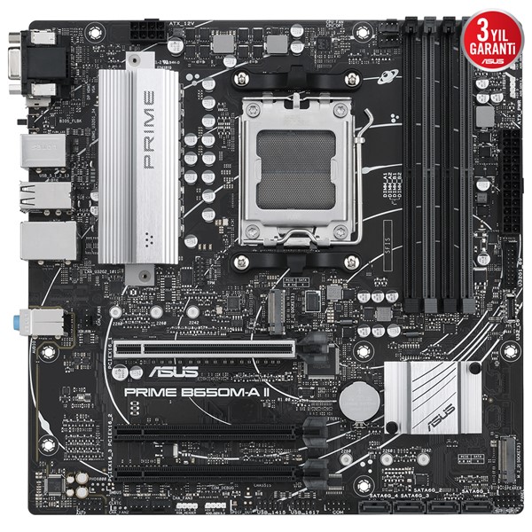 resimler/genel/ASUS PRIME B650M-A II DDR5 HDMI DP PCIe 16X v4.0 AM5 mATX
