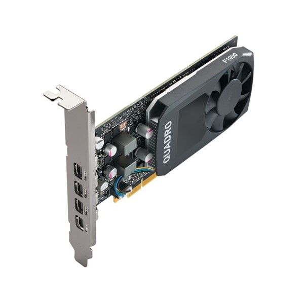resimler/genel/PNY P1000 4GB QUADRO VCQP1000DVIV2-PB GDDR5 128bit DVI 4X mDP PCIe 16X v3.0