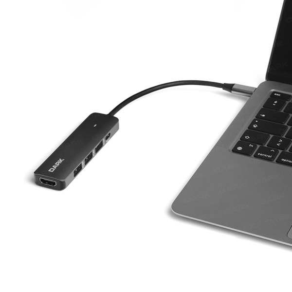 resimler/genel/DARK DK-AC-U31X41 Type-C & USB 3.0 Dönüştürücü Çevirici HUB