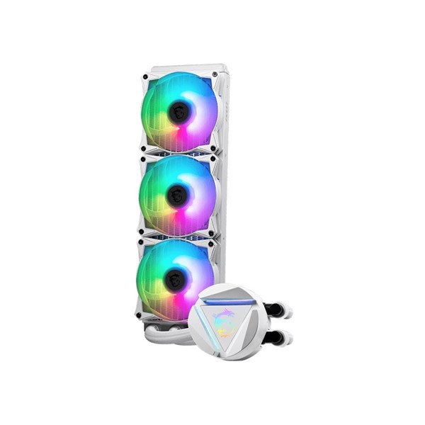 resimler/genel/MSI 360mm MAG CORELIQUID 360R V2 RGB AM5-1700P Sıvı Soğutmalı İşlemci Fanı Beyaz