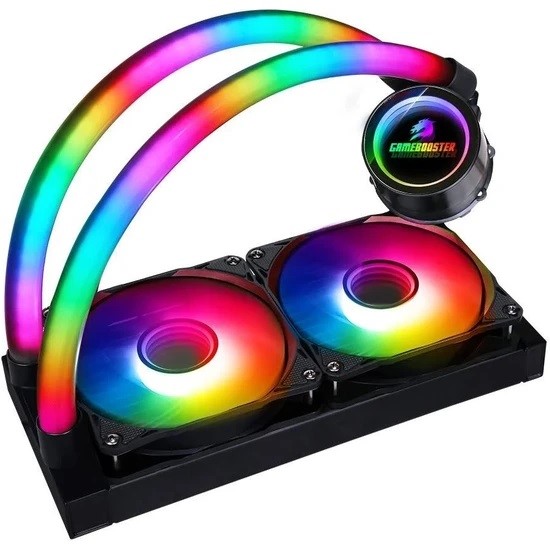 resimler/genel/GAMEBOOSTER 240mm INFINITY 240BE ARGB Sıvı Soğutmalı AM5-1700p İşlemci Fanı