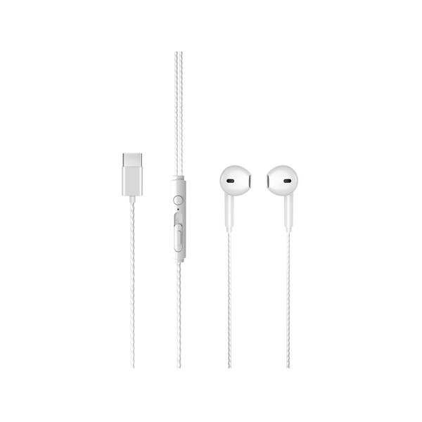 resimler/genel/LENOVO LECOO EH104C-W Stereo Type-C Beyaz Kulak İçi Mikrofonlu Kulaklık