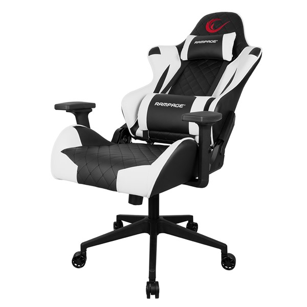 resimler/genel/Rampage KL-R40 Throne Serisi Siyah/Beyaz Oyuncu Koltuğu