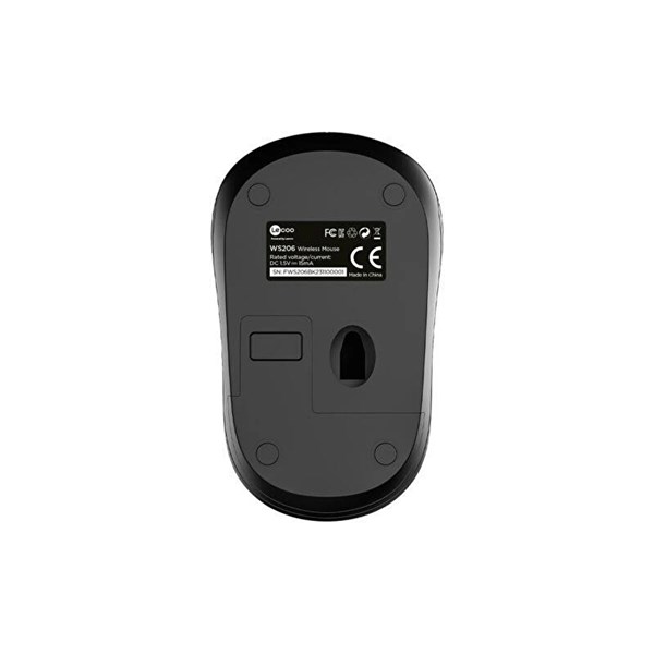 resimler/genel/LENOVO LECOO Ws206 Kablosuz 1600dpi Optic Siyah Mouse