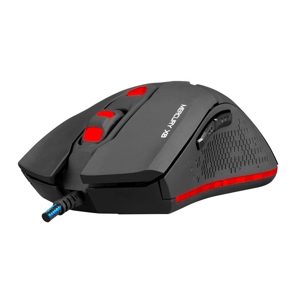 resimler/genel/Everest Mercury X8 Usb Siyah 6D Optik Oyun Mouse