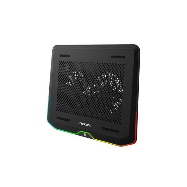 resimler/genel/Deep Cool N80 Rgb 2 Adet 140X20mm Fan Değiştirile Bilir Led Işıklı 2 X Usb 3.0 Port Notebook Stand Ve Soğutucu