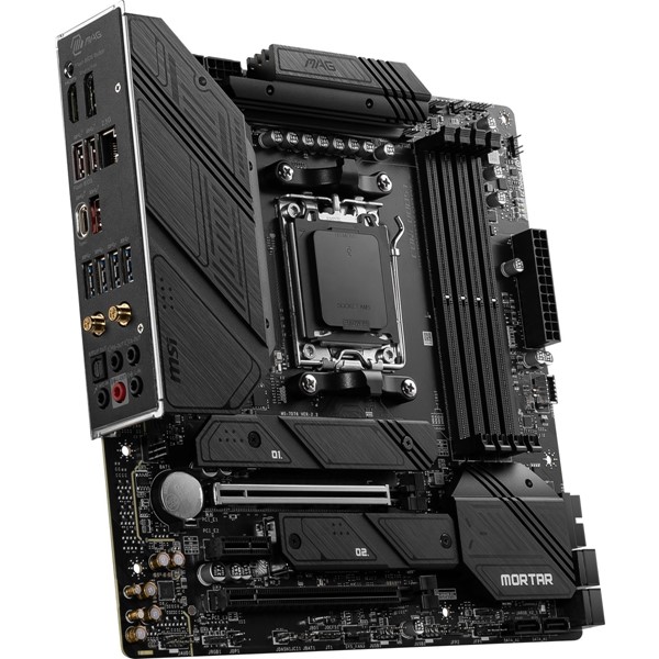 resimler/genel/MSI MAG B650M MORTAR WIFI-6E DDR5 PCIE 4.0 AM5 mATX
