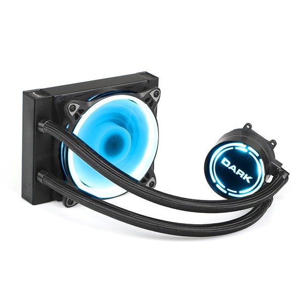 resimler/genel/DARK 120mm AQUAFORCE W122 DKCCW122 ARGB Sıvı Soğutmalı AM4-1200p İşlemci Fanı