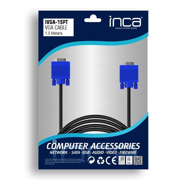 resimler/genel/INCA IVGA-15PT 1.5metre VGA Görüntü Kablosu	