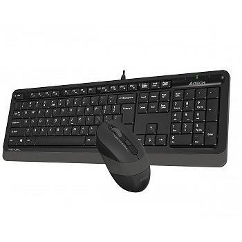 resimler/genel/A4 TECH F1010 USB Q Trk Optic Mouse Siyah/Gri Standart Klavye - Mouse Set