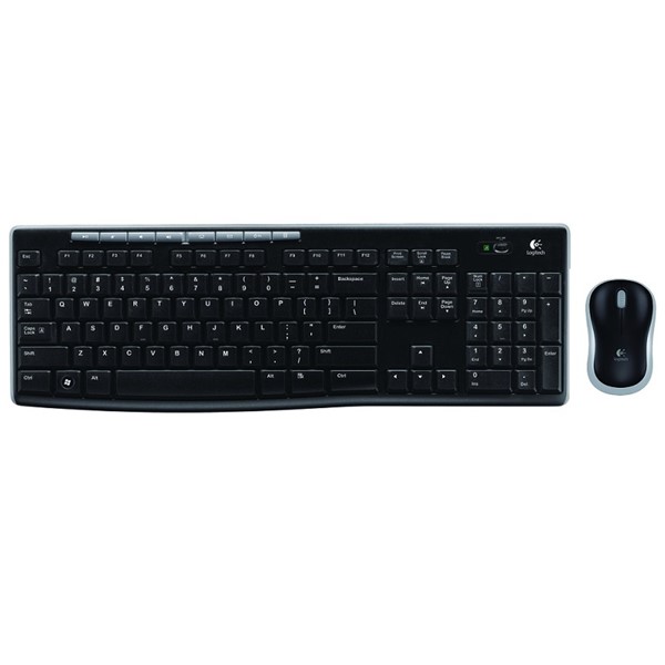 resimler/genel/LOGITECH MK270 Kablosuz Q Trk Siyah Multimedya Klavye - Mouse Set 920-004525