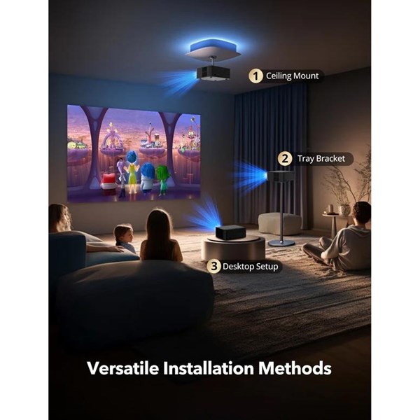 resimler/genel/TAOTRONICS 700ansilümen 1920X1080 Kablosuz Taşınabilir Smart Led Projeksiyon