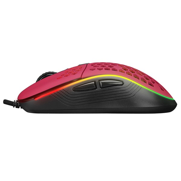 resimler/genel/Rampage SMX-R85 GENTLE 6400dpi Kırmızı RGB Ledli Süper Hafif Makrolu Gaming Oyuncu Mouse