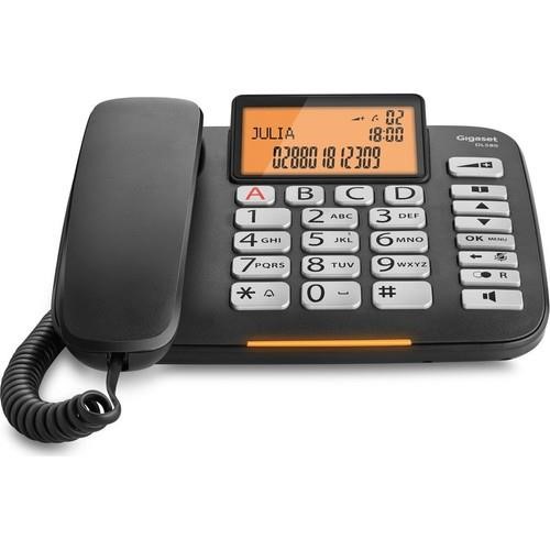 resimler/genel/GIGASET DL580 Masaüstü Telefon Siyah
