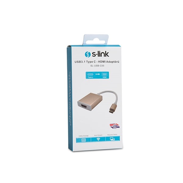 resimler/genel/S-link SL-USB-C55 Type-C to Hdmi Adaptör