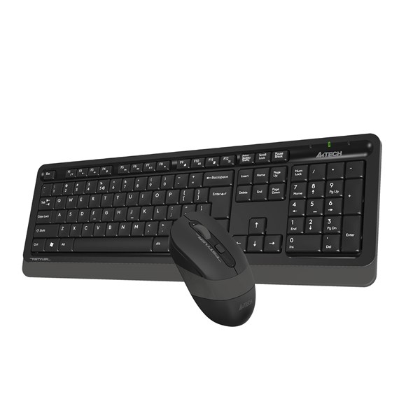 resimler/genel/A4 TECH FG1010 Kablosuz Q Trk Optic Mouse Siyah/Gri Multimedya Klavye - Mouse Set