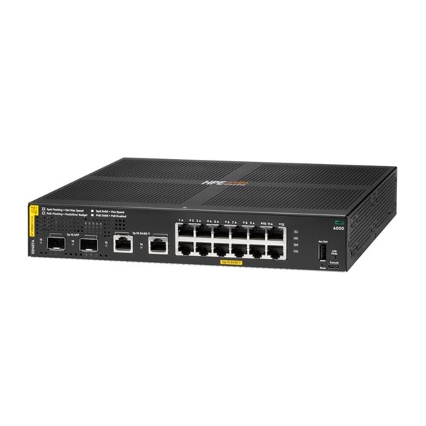 resimler/genel/ARUBA 12port 6000 R8N89A GIGABIT 2-SFP 139W POE YÖNETİLEBİLİR SWITCH