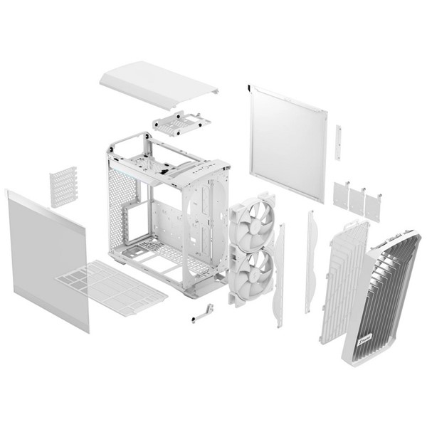 resimler/genel/FRACTAL DESIGN TORRENT COMPACT FD-C-TOR1C-05 GAMING E-ATX PC KASASI BEYAZ