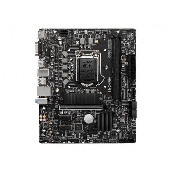 resimler/genel/MSI B560M PRO DDR4 M2 PCIe NVME HDMI DP PCIe 16X v4.0 1200p v2 mATX