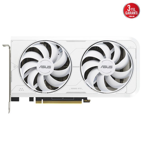 resimler/genel/ASUS RTX3060TI 8GB DUAL RTX3060TI-O8GD6X WHITE GDDR6X 256 Bit HDMI DP PCIe 16X v4.0
