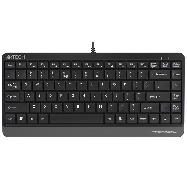 resimler/genel/A4 TECH FG1112 Kablosuz Q Trk Optic Mouse Siyah Multimedya Klavye - Mouse Set Mini