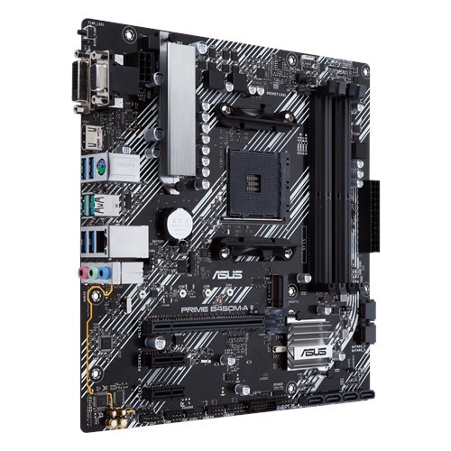 resimler/genel/ASUS PRIME B450M-A II DDR4 M2 PCIe NVME HDMI DVI PCIe 16X v3.0 AM4 mATX