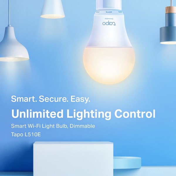 resimler/genel/TP-LINK Tapo L510E Akıllı Wi-Fi Ampulü, Ayarlanabilir Aydınlatma