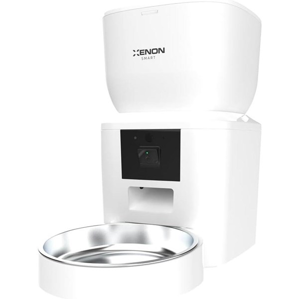 resimler/genel/XENON SMART X8604 Akıllı Otomatik Kedi Mama Kabı Beyaz