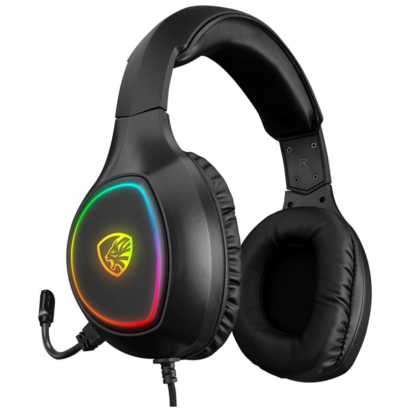 resimler/genel/Hytech HY-G5 X-CONAN Siyah RGB Işıklı PC-PS4-XBOX-Telefon Destekli Gaming Oyuncu Mikrofonlu Kulaklık