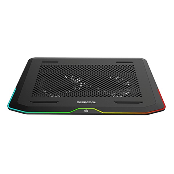 resimler/genel/Deep Cool N80 Rgb 2 Adet 140X20mm Fan Değiştirile Bilir Led Işıklı 2 X Usb 3.0 Port Notebook Stand Ve Soğutucu