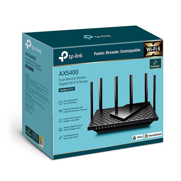 resimler/genel/TP-LINK ARCHER AX72 AX5400 WIFI-6 EV OFİS TİPİ ROUTER