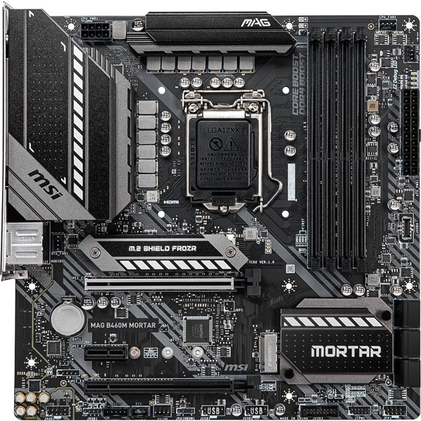 resimler/genel/MSI MAG B460M MORTAR DDR4 HDMI DP PCIe 16X v3.0 1200p mATX