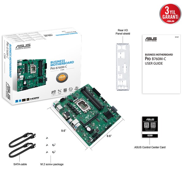resimler/genel/ASUS PRO B760M-C-CSM DDR5 HDMI-DP PCIE 4.0 1700P MATX KURUMSAL ANAKART